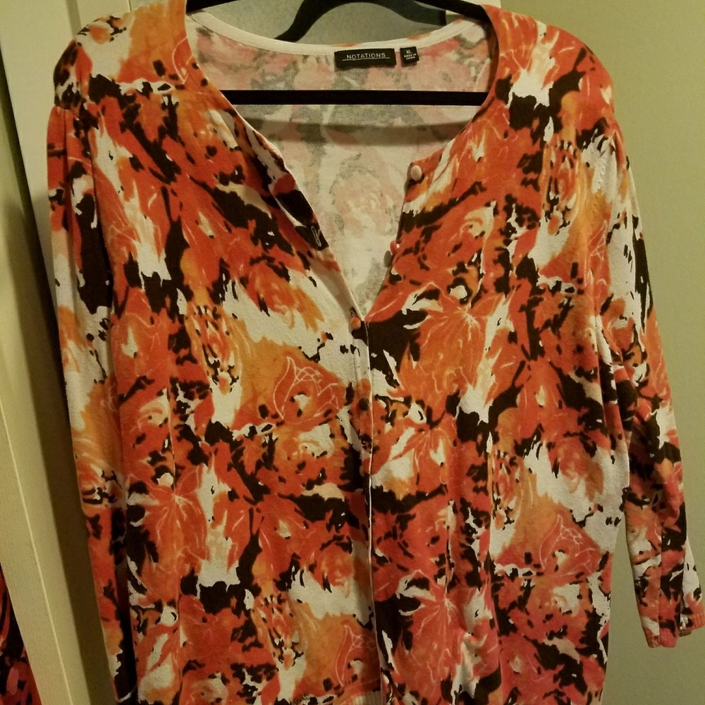 Notions Colorful Cardigan